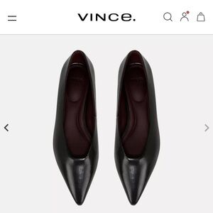 Vince Isabela Leather Flats Size 9.5- NWOT- no box